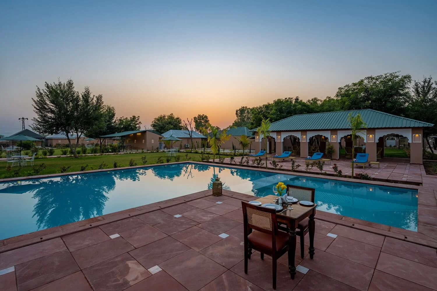 Resort with a private pool in the room